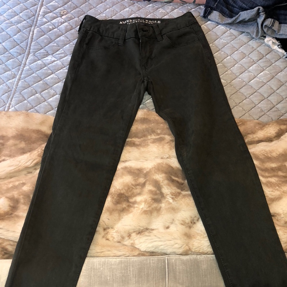 Hunter Green American Eagle Jeans